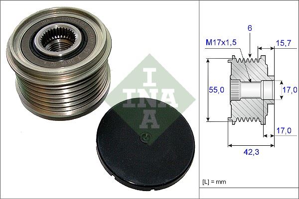 ZEN 5585 Alternator Kasnak Renault Captur-Clio-Fluence-Scenic-Kangoo-Megane 1.5 Dci-Dacia Lodgy-Dokker-Duster