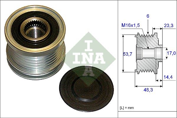 Alternatör Kasnaği Opel Astra J İnsignia Zafira -Saab 9-5