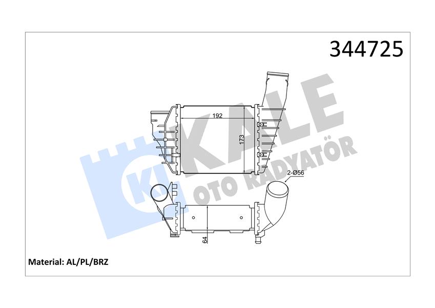 VAL-818828 Turbo Radyatoru A4 94>2000