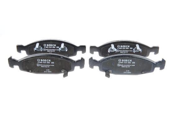 BOSCH 0986424666 Ön Balata Jeep Grand Cherokee 2.5 2.5td 3.1 91-01 2.7crdi 4.0 4.7 99-9.05 0986tb2801