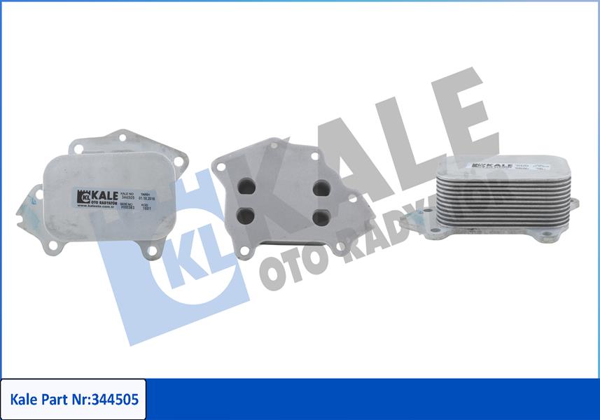 KALE 344505 Yağ Soğutucu Petek Ford-Peugeot-Citroen Focus-Fiesta-206 208 301 308 307 2008 3008 Partner C3 C4 Ber Lingo 02> 1.4-1.6 Tdci