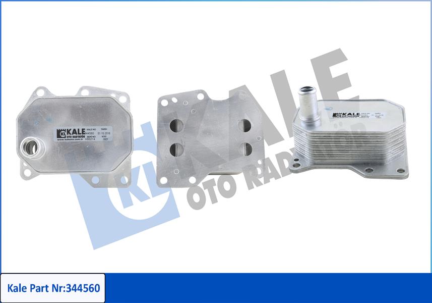 KALE 344560 Yağ Soğutucusu Ford Transit 06> V347-V363 2.2/2.4 Tdci Petek Kağit Filtre 14>A.Ceker