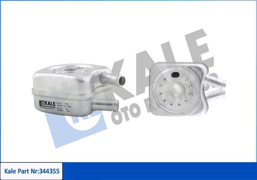 KALE 344355 Yağ Soğutucusu Bora-Caddy-Golf4/5-Jetta-Passat-Polo-A3-Leon-Crafter-T5 1.4-1.9-2.5 Tdi Kalin Tip