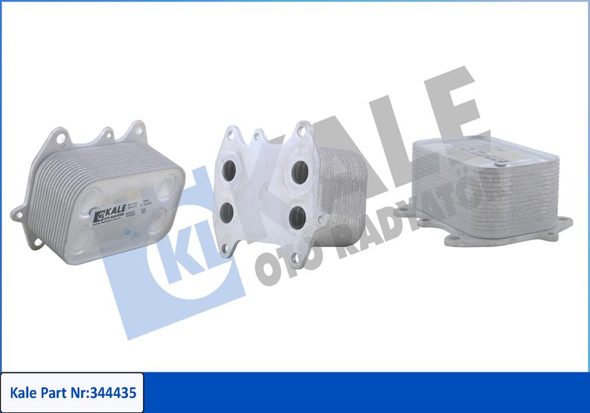 KALE 344435 Yağ Soğutucusu Golf6-Caddy-Crafter-T5-A3-Leon 1.6-2.0 Tdi 2010 > Caab-Caya/B/C-Ckub-Caac