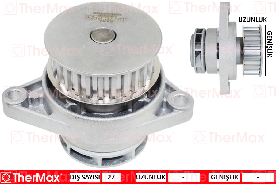 ZWP1050 Devirdaim Volkswagen Polo 1.4i 16v (Afh) 1997-2005 / Polo (6n1) 1.4i 16v (Afh) 1994-1999 / Seat Ibiza Ii (6k1) 1.4 16v (Afh) 1993-2002