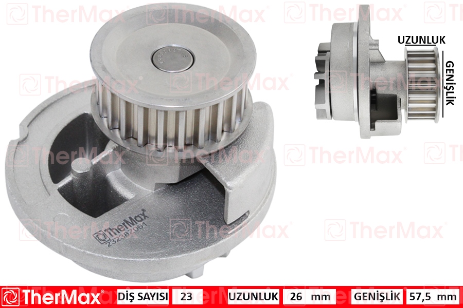 THERMAX T01.203 X Devirdaim Astra G-H-Vectra B-C-Meriva-Zafira 1.8-1.8 16v Pa727 T