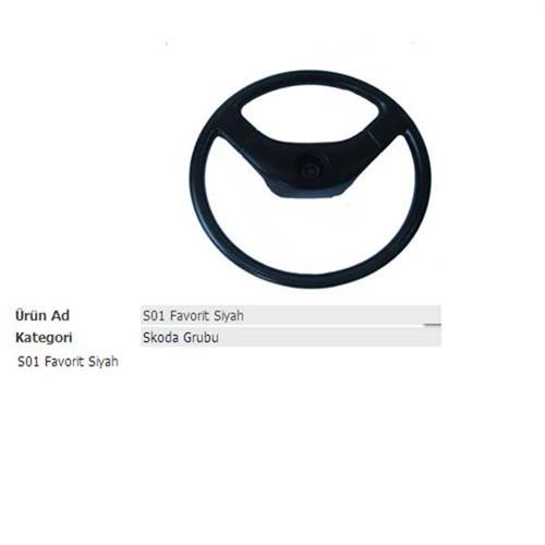 EKOL 0080 Direksiyon Simidi Siyah Skoda Ym 00014