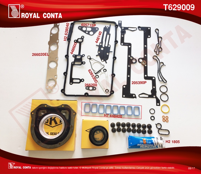 R T629008 Takim Conta Victor Reinz Keceli Transit V-347/V-362/63