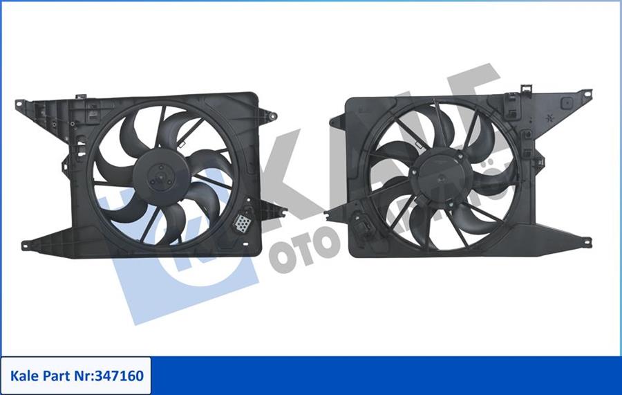 25-4701 Fan Motoru Davlumbazli Dacia Logan 1.5 Dci 2010- / Sandero 1.5 Dci 2010-