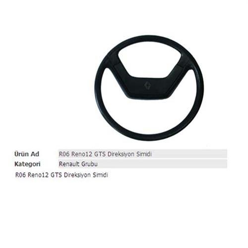 EKOL 0020 Direksiyon Simidi Gts R12 00010 Kapaksiz