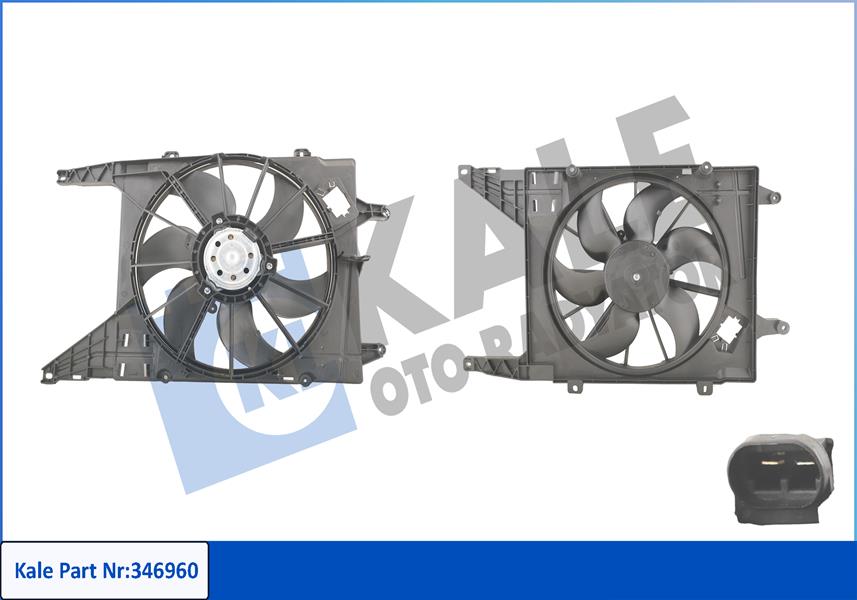 MGA-83280 Fan Motoru Davlumbazli (Renault  Megane I  Scenic I  1.9dti Dci  2.0 I  16v   97-03 )