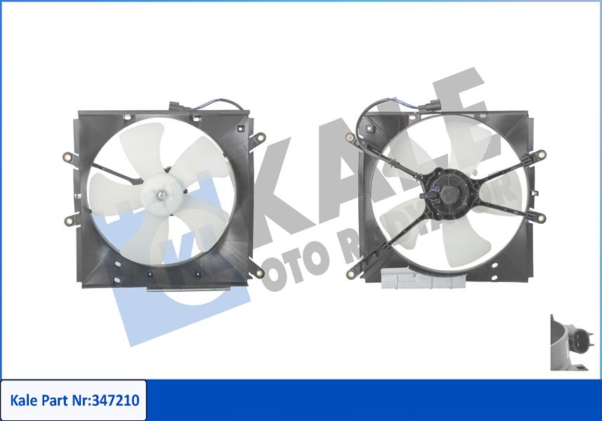 MGA-83367 Radyator Fan Davlumbazi Komple-(Toyota  Corolla  1.3-1.6  92/97  Ae100-101  )