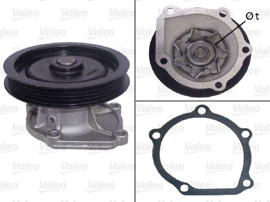 VALEO 506610 Devirdaim Su Pompasi Toyota Corolla 1.3l 2e 4e-Fe Ee100 Ee111 94-00 / Starlet 1.3l Ep91 96-98 Kasna Kli
