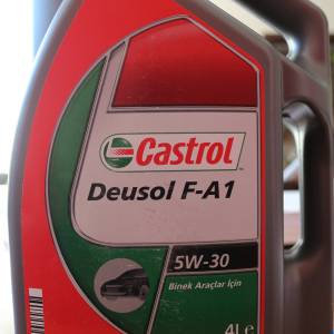 CASTROL DEU5W30-4 Motor Yaği Deusol F-A1 Benzinli 5w30 4 L
