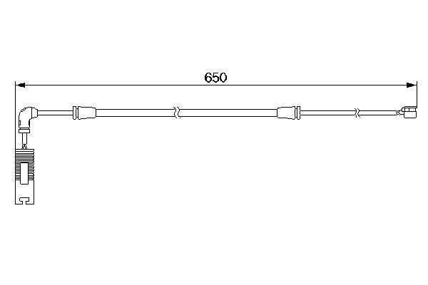 BOSCH 1987474960 Balata Fisi On Bmw E46