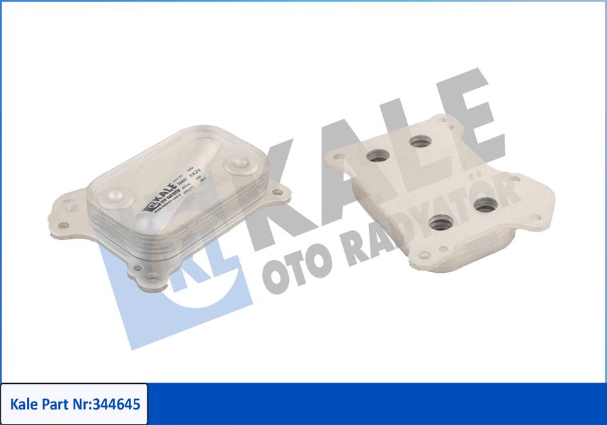 KALE 344645 Yağ Soğutucu Radyatörü Corsa C-D Combo C-D Astra H-J Meriva B-Aveo-Doblo-Linea-Punto 1.3 Cdti-Mtj 75hp Z13dth-Dtj A13dtc-Dte-Dtr İnce Tip