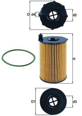 MAHLE OX420D Yağ Filtresi Vw Touareg 3.0 2010-2018 Audi A4 A5 A6 3.0tda7 3.0tdi A8 3.0tdi Q5 Panamera 3.0d 11 > Porsche Cayenne 3.0d 2010 >2014 > Panamera 3.0d 2011-2016 Macan 3.0 S 2014-2018
