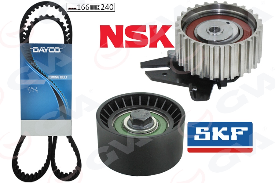 GVA 59T9972 Eksantrik Gergi Kiti 166x240 Alfa Romeo 145 146 1.6ie 16v 96-01 156 1.6 16v 97-05 K015469xs