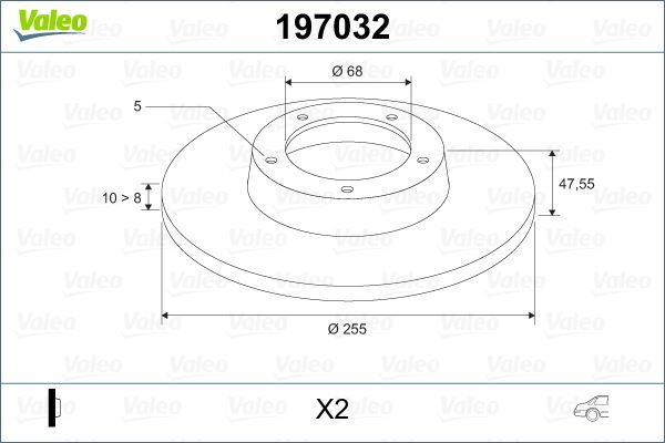 VALEO 197032 Arka Fren Aynasi Audi A6 1.8t Quattro-2.4 Quattro-2.7t Quattro 97-05