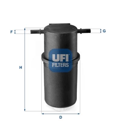 UFI 2414400 Yakit Filtresi Vw Crafter 30-35 / 30-50 2.0 Tdi 11 >