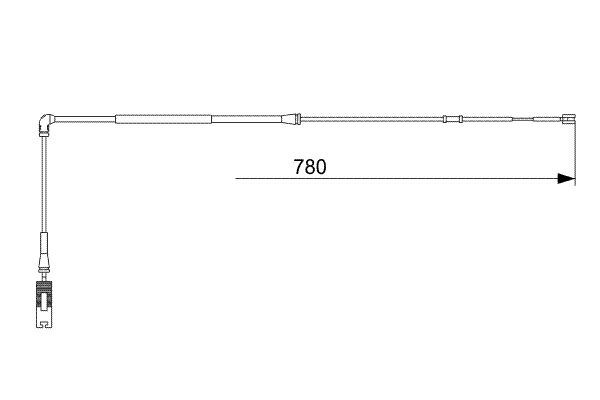 BOSCH 1987473009 Balata Fisi On Land Rover Range Rover Iii L322