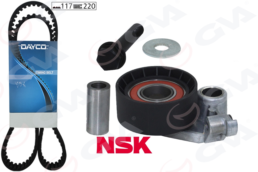 GVA 59T3720 Triger Seti Fiesta 95> 1.25i 1.4i 16v 117 Diş