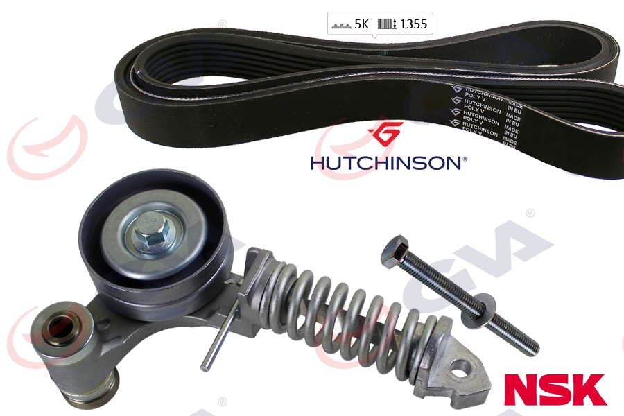 GVA 59A9020 Alternatör Gergi Kiti Astra H-Corsa C-D 1.2-1.4 K015pk1355
