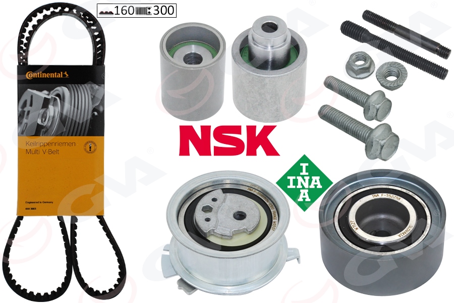 GVA 59T7530 Triger Seti Audi A4-A5-A6-Passat-Tiguan-Superb 2.0 Tdi 10> Cbaa-Cbab-Cbbb-Cbac-Caga-Caha