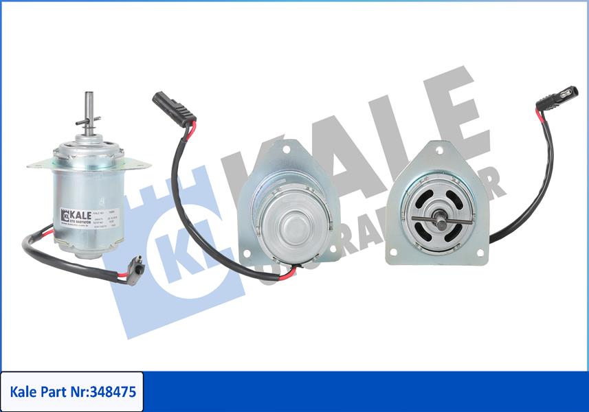 KALE 348475 Fan Motoru Tek Motor R9-11-R19 Benz. Kablolu