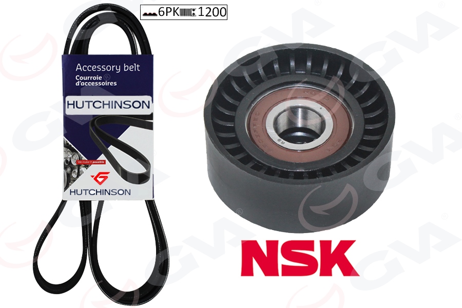 GVA 59A1111 Alternatör Gergi Kiti Kutuksuz Clio Ii 01>06fluence 10>Laguna Iii 07>15 Megane Ii 02>08 Megane Iii Juke F15 10>Duster 10>Sandero Ii 12> Dokker 12> 1.4 K4j 1.5 Dci K9k 1.6 K4m 25208486 6pk1199