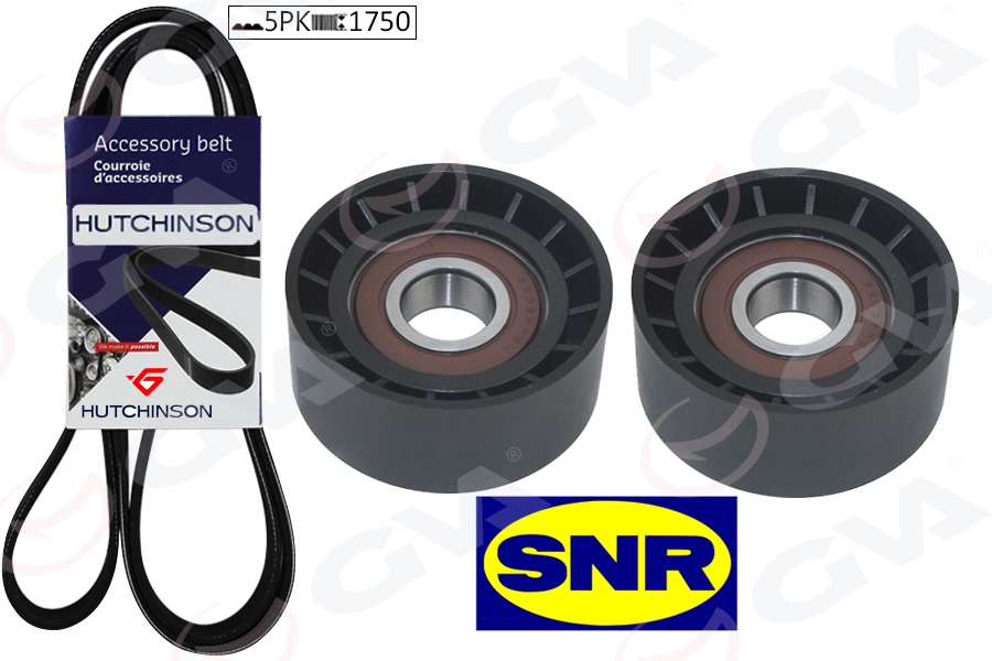 GVA 59A1108 Alternatör Gergi Kiti Kütüksüz Clio Ii-Kangoo-Megane I-Scenic I-Logan1.4-1.6 16v Klimali Hidr K015pk1750