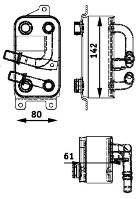 MGT-359001602230 Yag Sogutucu Bmw M54-N62 / E60/65 520/530