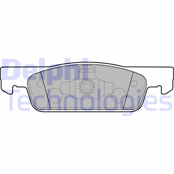 DELPHI LP2479 Ön Fren Balata Renault Clio Iv 12> Dacia Logan Ii 12> Sandero Ii 12>