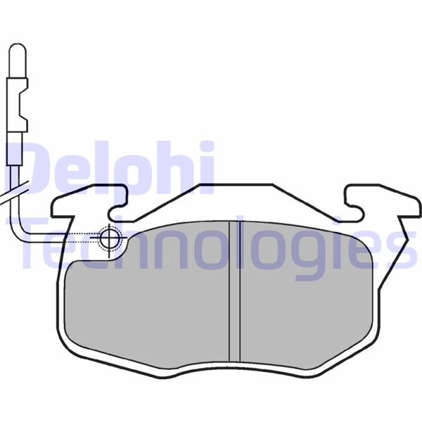 DELPHI LP490 Ön Balata R9-R11-R19 Clio-Exp-P106-P206
