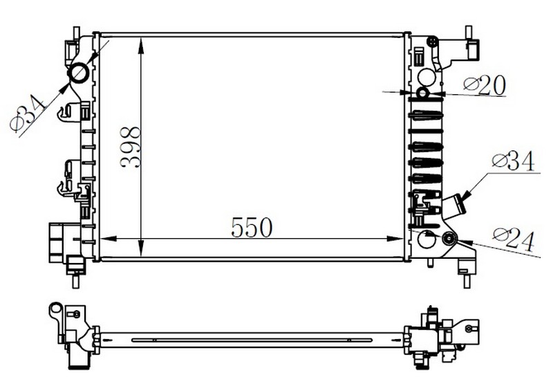 PSA-94516938 Ne Radyator