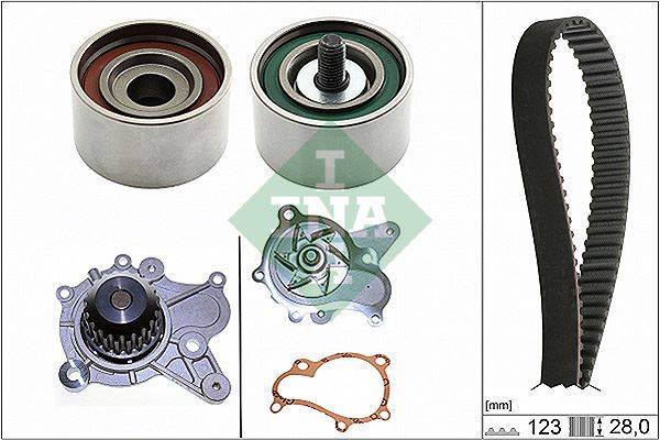 INA 530050230 Triger Kayiş Seti Devirdaim Hyundai Accent Admire Getz Matrix 1.5l D3ea Crdi 02-05 / Santafe 2.0l Crdi 01-05 / Sonata 2.0l D4ea Crdi Dizel 06-11 / Kia Carens. Cerato