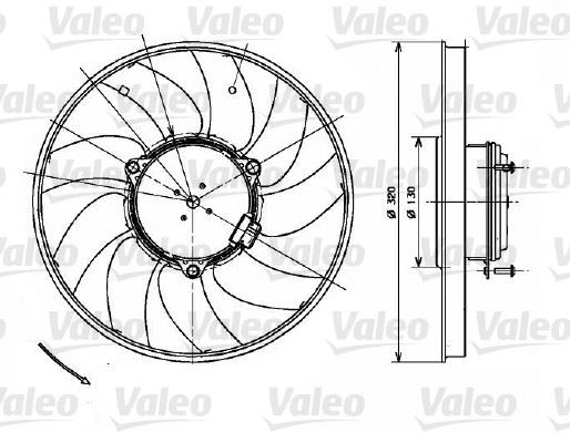 KALE 387625 Klima Fani Sol Mercedes Sprinter B906 B907 B910 . Vw Crafter 30-35-50
