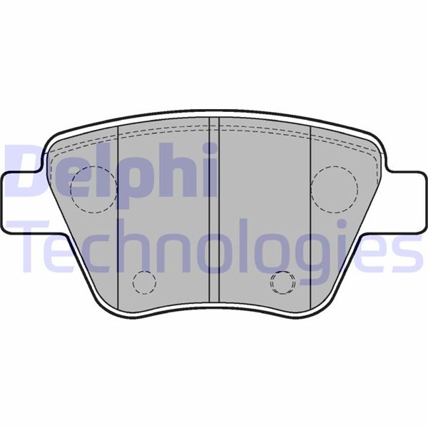 DELPHI LP2178 Arka Balata Caddy-Golf6-Jetta-A3-Octavia-Superb 10 >