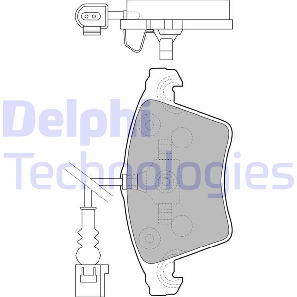 DELPHI LP1913 Ön Balata Fişli Transporter T5 16 Jant Ym Kalin 03 >