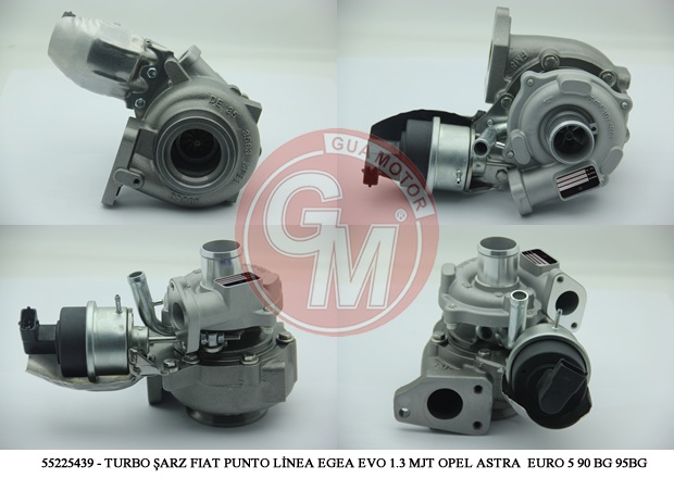 GUA 40500 Turbo Şarj Fiat Doblo Punto Linea Egea Evo 1.3 Mjt 75-90-95 Bg Bipper Hdi 75bg Opel Astra Combo Cor Sa