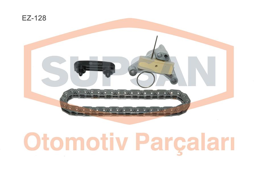 SUPSAN EZ-128 Eksantrik Mil Zincir Kiti Mondeo Iv 07>10 Kuga I 08>12 2.0 Tdci P307-P308-P508-P3008-P5008-P406-P407 -C4-C5-Ds4-Jumpy 2.0 Hdi Dw10ated Fiat Scudo 2.0 16v Multijet 3m5q6268aa 3m5q6l266ba