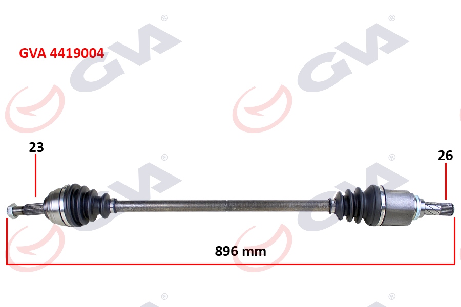 GVA 4419004 Aks Ön Komple Sağ Clio Iv-Symbol 1.5dci 12 > Logan Ii-Sandero Ii-Stepway 1.5dci 10 > Stepway Ii 1.6-16 16v