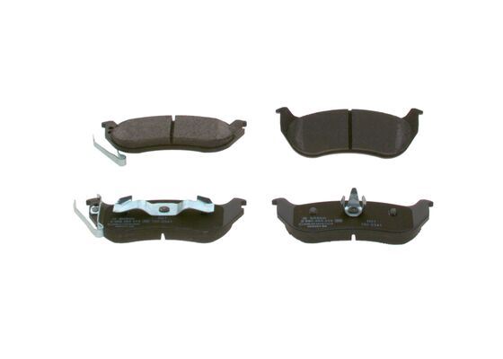 BOSCH 0986494419 Arka Balata Cherokee 2.4 2.5crd 2.8crd 3.7 V6 01-08 Wrangler 2.4 3.8 4.0 01-08