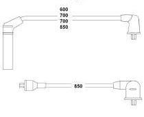 HELLUX HBK.3564 Buji Kablo Takimi Mitsubishi Colt Ii 1.3 1.3 1.5 Lancer Iii 1.2 1.5 Glx Pajero Ii Iii 2.4 84 92