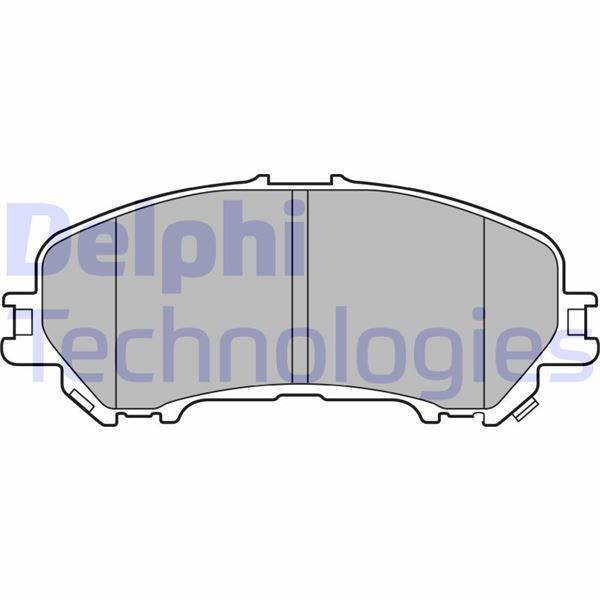 DELPHI LP3144 Ön Balata Renault Kadjar 15> Koleos Ii 15> Nissan Qashqai J11 13> X Trail Iii 14>