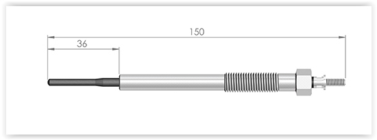 ET1GERMANY ET137577 Kizdirma Bujisi Isuzu D Max 2.5-3.0 06 >