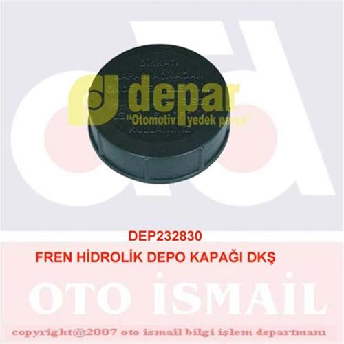 DEPAR 2830 Fren Hidrolik Depo Kapaği M131 Dkş