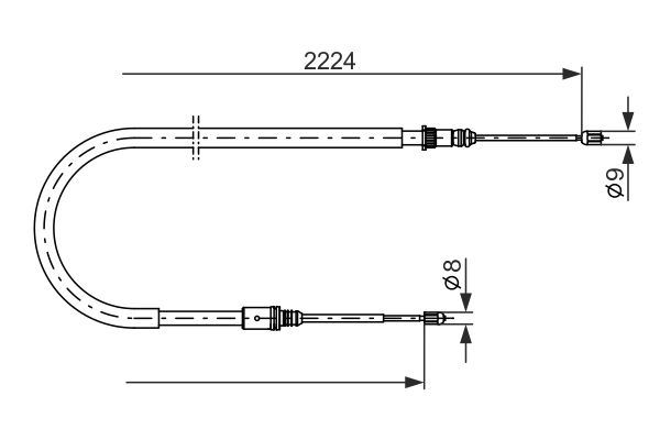 CAV-1302711 El Fren Teli Arka 2224/1295 Laguna Iii