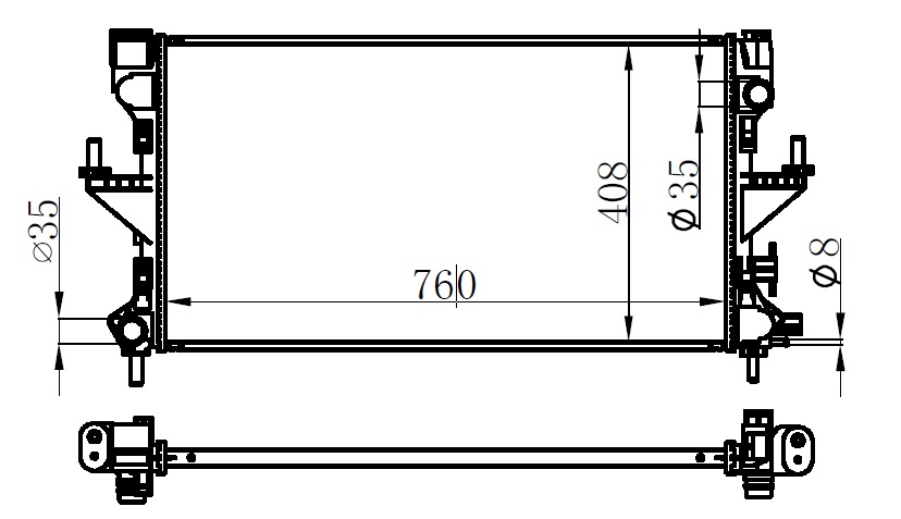 ORIS BFI050022 Su Radyatörü Peugeot Boxer-Citroen Jumper 2.2 3.0hdi 06 >Fiat Ducato 2.3d Mtj 11 > Mt Mekanik 781x416x24 1616950280-1382424080-1617023380-1618094280