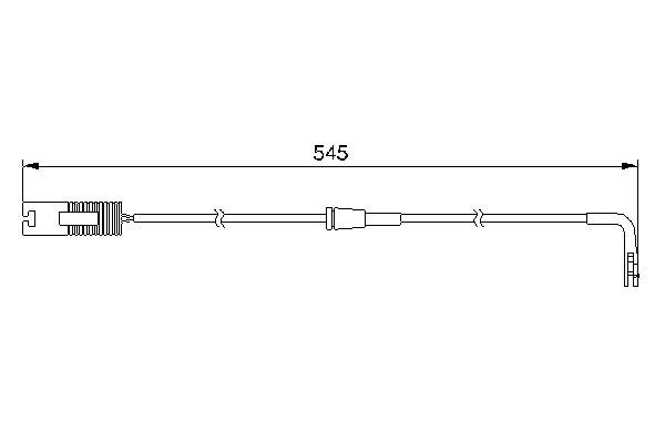 FRD-FWI253 Balata Ikaz Kablosu Arka 585mm (Bmw 5 Serisi E39 )